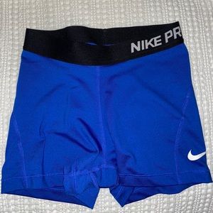 NIKE PROS size small royal blue